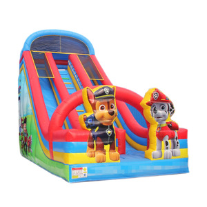 Woof đội của New trong nhà Inflatable Bouncer Combo PVC phim hoạt hình trẻ em nhảy lâu đài với Slide cho Trampoline công viên - Product Image 1
