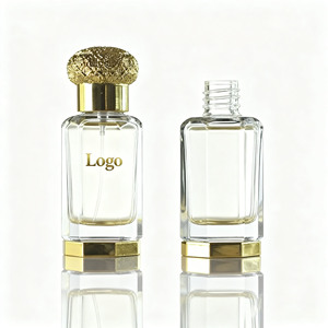 Bottiglia di Vetro Vuota per Olio di Profumo <span class=keywords><strong>con</strong></span> Tappo a Vite Inciso, Forma Ottagonale, Stile Arabo, <span class=keywords><strong>con</strong></span> Bastoncino in Vetro - Product Image 5