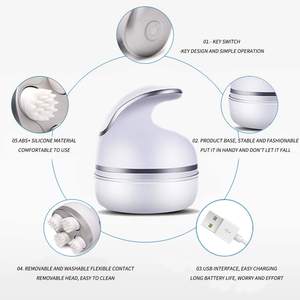 Massaggiatore elettrico della <span class=keywords><strong>testa</strong></span> tenuto in <span class=keywords><strong>mano</strong></span> del massaggiatore del cuoio capelluto <span class=keywords><strong>di</strong></span> vendita calda per rilassarsi - Product Image 4