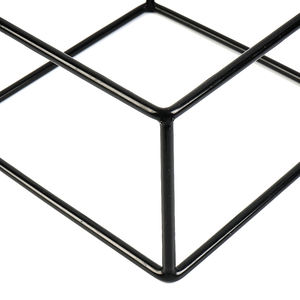 Soporte de exhibición de metal cuadrado negro <span class=keywords><strong>para</strong></span> eventos atendidos y decoraciones de buffet de restaurante - Product Image 5