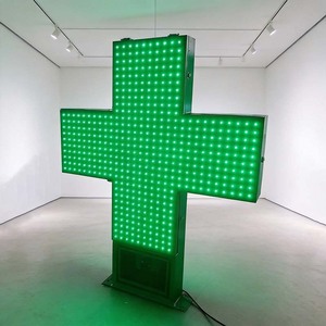 Solution d'installation directe usine, conforme CE et RoHS, pour enseigne de pharmacie, croix LED matricielle, signalétique extérieure - Product Image 1