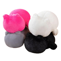 Jouets en peluche amusants pour chat sans visage ni expression, animaux en peluche doux, coussin de canapé pour chat, oreiller