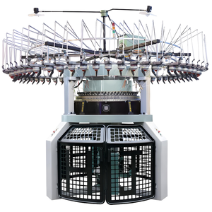 เครื่องถักไหมพรมวงกลมแบบอัตโนมัติความเร็วสูง Kingknit สำหรับเสื้อสเวตเตอร์และผ้าเทอร์รี่แบบแบน - Product Image 2