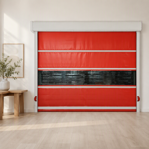 Puerta Eléctrica Industrial Enrollable de PVC de Apertura Rápida para Entrada de Almacén y Fábrica - Product Image 5