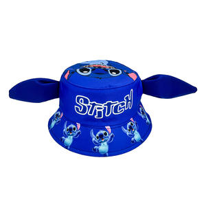 Sombrero de Pescador XUX de 55 cm con Orejas Grandes de Stitch, Doble Cara, Sombrero de Protección Solar para Niños, Venta al por Mayor - Product Image 4