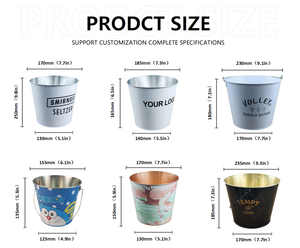 Sang Trọng Tùy Chỉnh MS Thương Hiệu Kim Loại Xô Đá Với 2.5L Công Suất Cho Đám Cưới Hoặc Quà Tặng Cho Rượu Sâm Banh Mát Bồn Tắm Bền Vòng Logo - Product Image 5