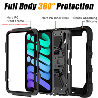 Étui de protection en gros pour tablette iPad Mini 8 2026 8 pouces avec support rotatif à 360 degrés, dragonne et bandoulière pour B2B