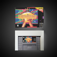 Earthbound Earth Bound - Version américaine Cartouche de jeu RPG avec sauvegarde de batterie avec boîte de jeu SNES de vente au détail pour SNES
