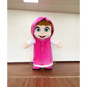 Inflável Martha Bear mascote traje Plush inflável roupas Cartoon boneca roupas pessoas vestindo andando guaxinim urso marrom