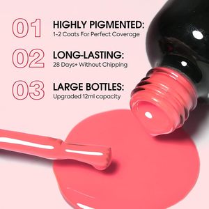 Nuevo Esmalte de Uñas 2026, 120 Colores, 12ml, Gel de Uñas de Larga Duración, Sin Necesidad de Limpiar, Capa Superior de Alto Brillo, Capa Base, Esmalte en Gel - Product Image 2