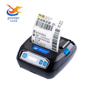 Impresora térmica de etiquetas portátil, dispositivo de impresión de etiquetas de 80mm con conexión USB y diente azul para <span class=keywords><strong>PC</strong></span> Android iOS, códigos de barras QR - Product Image 1