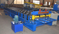 Machine de fabrication de tuiles trapézoïdales IBR, machine de formage à froid de panneaux 1200, machine de formage de panneaux muraux et de panneaux de toiture
