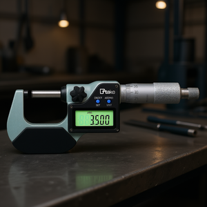 Take Digital <b>Micrometer</b> 0-25mm IP65 Waterproof Precision Measurement Tool - Product Image 3