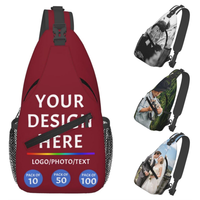 Sac à dos personnalisé pour homme et femme, sac de poitrine, sac bandoulière personnalisé, sac à dos de sport personnalisé, ajouter logo, photo, nom, pour l'extérieur