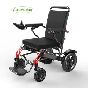 Tamanho grande personalizado bariátrica heavy duty cadeira de rodas elétrica dobrável poder leve viagem