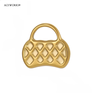Mini-breloques en acier inoxydable plaqué or 18 carats PVD pour enfants, idéales pour la création de bijoux DIY, étanches et hypoallergéniques - Product Image 5