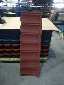 एल्यूमीनियम पत्थर-लेपित छत टाइल गर्मी प्रतिरोधी जलरोधक भवन अपार्टमेंट विला गैल्वेनाइज्ड स्टील शीट बॉन्ड रोमन टाइल - Product Image 3