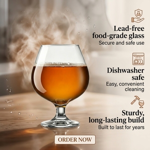 Vasos de Cerveza Artesanal con Tallo, Transparentes, Tipo Tulipán/Pinta, para <span class=keywords><strong>IPA</strong></span> y <span class=keywords><strong>Lager</strong></span>, Cristalería de Grado Comercial para Bares y Pubs, Logotipo Personalizado Disponible - Product Image 6