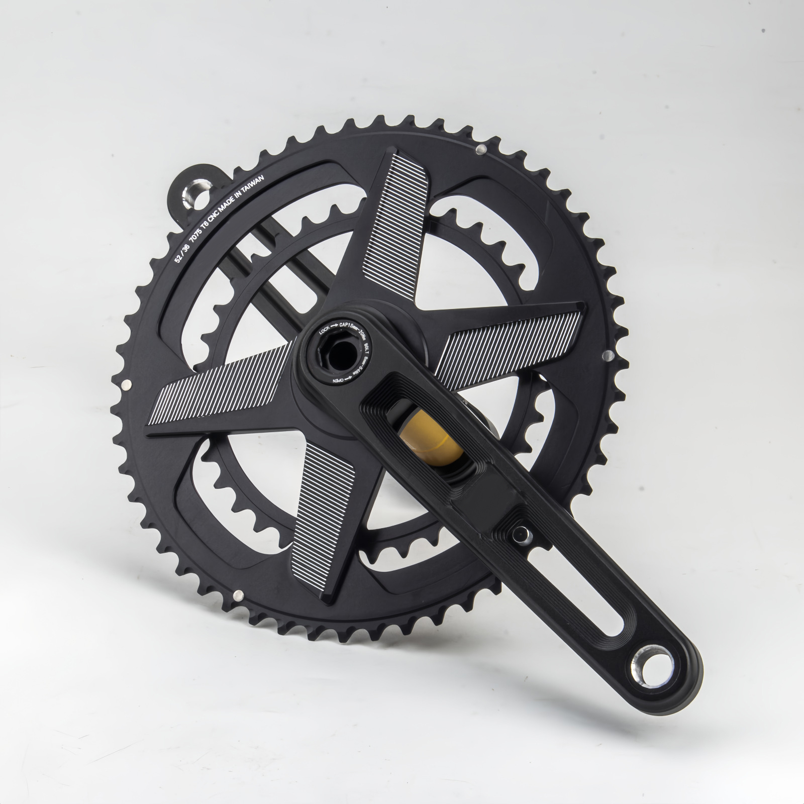 Black crank 52-36t