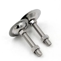 Pieds de réglage fixes en acier inoxydable 304 robustes M8-M20, style industriel, capacité de charge 80-500 kg, pieds de meubles faciles à installer