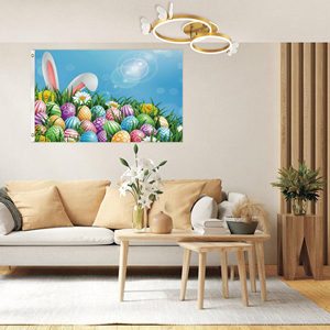 ธงวันอีสเตอร์สองด้าน ขนาด 3 * 5 ฟุต ลายการ์ตูน พิมพ์ดิจิทัล สำหรับตกแต่ง - Product Image 6