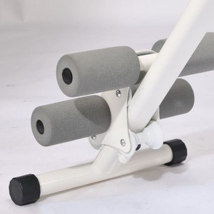 Máquina de Abdominales Plegable Blanca de 124x38x100cm para Reducción de Cintura, Uso en Casa u Oficina - Product Image 3