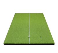 Cage de simulation de golf avec filet d'impact, tapis de golf durable, tapis de frappe