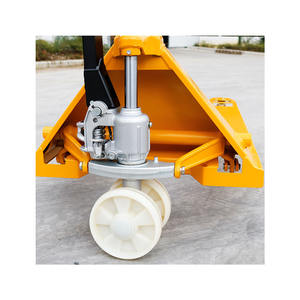 Haizhili รถยกพาเลทมือพาเลทแบบใช้มือ2T แท่นวางสินค้าเคลื่อนที่ได้รับการรับรองจาก CE - Product Image 6