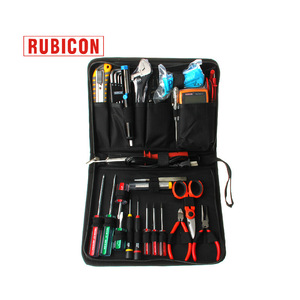 Juego de herramientas electrónicas Rubicon de 29 piezas para reparación de telecomunicaciones, kit combinado avanzado - Product Image 1