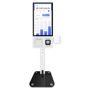 Outdoor Self Service Checkout <strong>Kisok</strong> 21.5" Floor Stand Terminal Touch Screen Digital Interactive Scan QR Code POS Payment - Product Image 4
