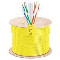 Cable de Red Ethernet de Alta Velocidad 305m, UTP, FTP, SFTP, Cat5e, 6a, 6, Cat5e, Cat6a, Cat6, U/UTP, SFTP, Cat 6
