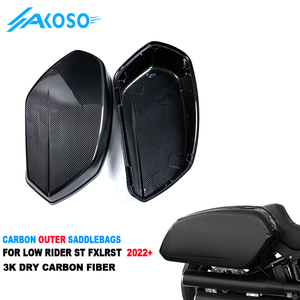 <span class=keywords><strong>Alforjas</strong></span> Exteriores AKOSO 100% de Fibra de Carbono Seca 3K Real en Autoclave para Motocicleta <span class=keywords><strong>Harley</strong></span> <span class=keywords><strong>Davidson</strong></span> Softail Low Rider S ST 2022-2025 - Product Image 1