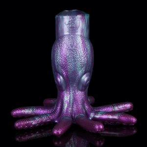 2025 Latest Fantasy Octopussy Animal Sex Toy Hand-pump Inflatable Msturbators for Men With Vaginal Shape - Product Image 2