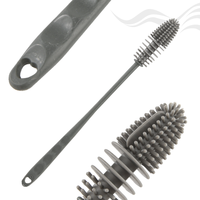 Brosse à biberon pas chère, 1 pièce, réutilisable, nettoyant pour biberon, nettoyage en profondeur, manche long, col étroit, brosse à biberon pour nettoyer les gobelets, les bouteilles d'eau