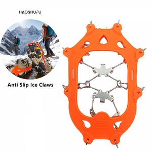 Microcrampones Personalizados para Exteriores, 19 Púas de Acero Inoxidable, Crampones para Nieve y Hielo, Púas Antideslizantes - Product Image 1