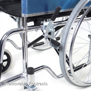 Silla <span class=keywords><strong>de</strong></span> Ruedas Manual Plegable Ultraligera <span class=keywords><strong>de</strong></span> Keling Medical con Reposabrazos Ergonómicos - Product Image 2