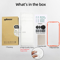 Outil d'alignement Offre Spéciale 9H protecteur d'écran en verre trempé anti-empreintes digitales pour téléphone portable pour iphone 13 12 11 XS grande courbe