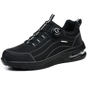 Chaussures de sécurité à embout d'acier toutes saisons avec boucle rotative, anti-choc, anti-perforation et résistantes à l'usure pour le travail industriel – Meilleures ventes - Product Image 1