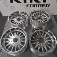 Ruedas Forjadas Personalizadas de China, 24x14 26x14 28x16 30x16 Cóncavas 8x165.1 8x170 8x180, Ruedas Pulimentadas para Camionetas F250 F350 Super Duty