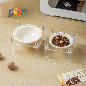 Accessoires <span class=keywords><strong>pour</strong></span> animaux de compagnie en gros Doe, <span class=keywords><strong>bol</strong></span> en céramique UFO anti-choc, <span class=keywords><strong>bol</strong></span> personnalisé <span class=keywords><strong>pour</strong></span> chien et <span class=keywords><strong>chat</strong></span> <span class=keywords><strong>avec</strong></span> support - Product Image 1