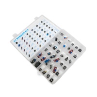 Kit de capteurs 37 en 1 / 45 en 1 pour Arduino, kit d'apprentissage pour débutants avec modules de capteurs pour l'éducation STEM, projets d'électronique DIY