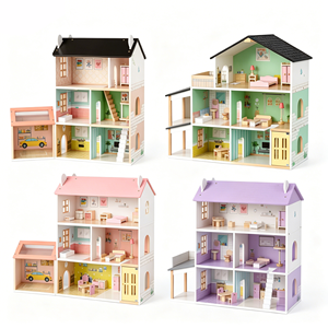 Kit <span class=keywords><strong>de</strong></span> <span class=keywords><strong>Casa</strong></span> <span class=keywords><strong>de</strong></span> <span class=keywords><strong>Muñecas</strong></span> en Miniatura <span class=keywords><strong>de</strong></span> <span class=keywords><strong>Madera</strong></span> Estilo Victoriano, Accesorios para Fiestas, Muebles, Juguetes para Niñas - Product Image 6