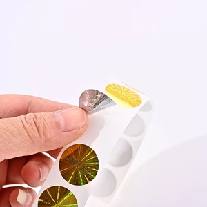 Etiquetas Adhesivas de Vinilo con Código QR Holográfico de Alta Seguridad, Diseño Personalizado, Sellado Holográfico para Paquetes de la Industria Química - Product Image 1