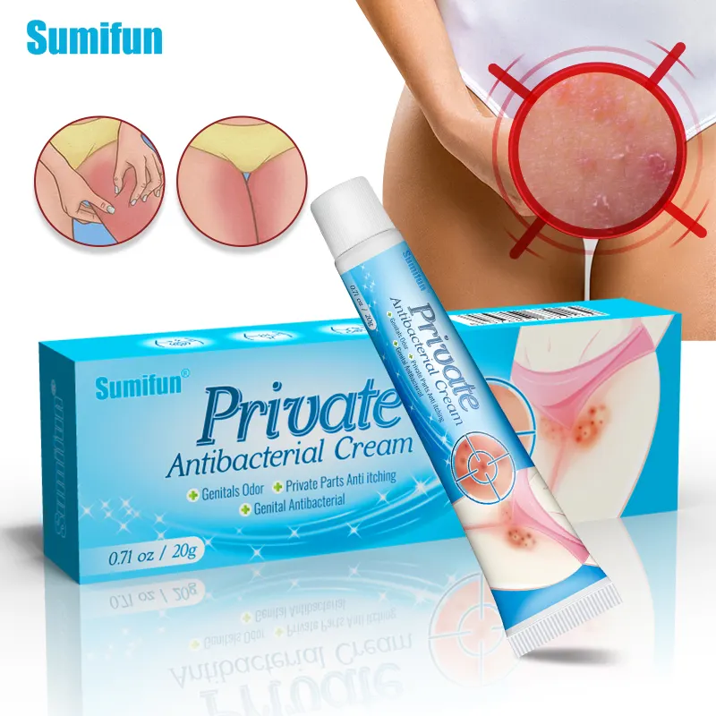 Donna privata crema antibatterica vaginale prurito Anti prurito femminile unguento intimo vaginite