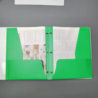 Promotions Fabricant : Dossiers de Bureau en Plastique PP Format A4, 3 Trous, pour Organiser les Documents Papier, Vert
