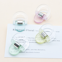Clips en plastique multi-usages pliables (type pince de reliure) - Jaune/Rose/Bleu/Vert Prêts à être expédiés