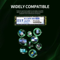 Unidad de Estado Sólido Interna M2 2280 NGFF SSD de 256 GB, 512 GB, 1 TB, SATA III de 6 Gbps, Alta Velocidad para Actualización de Computadoras Portátiles, de Escritorio, Ultrabooks y PC