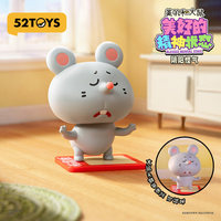 Vente en gros transfrontalière 52TOYS Meep and Rat Blessed Mental State Boîte mystère en PVC à l'échelle 1/12 pour exposition, collection, cadeau et ornement