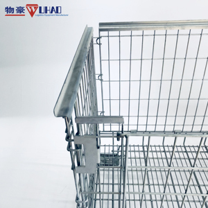Nhiệm Vụ Nặng Nề <span class=keywords><strong>Euro</strong></span> Pallet Lồng Có Thể Gập Lại Dây <span class=keywords><strong>Container</strong></span> Nhẹ Thép <span class=keywords><strong>Euro</strong></span> Pallet Lồng OEM Nhà Cung Cấp Cho Vật Liệu Vật Nuôi - Product Image 4