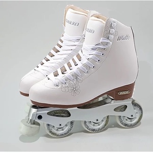 <span class=keywords><strong>Patins</strong></span> <span class=keywords><strong>à</strong></span> <span class=keywords><strong>roulettes</strong></span> professionnels en ligne avec frein avant, 3 roues, utilisés par les athlètes - Product Image 2